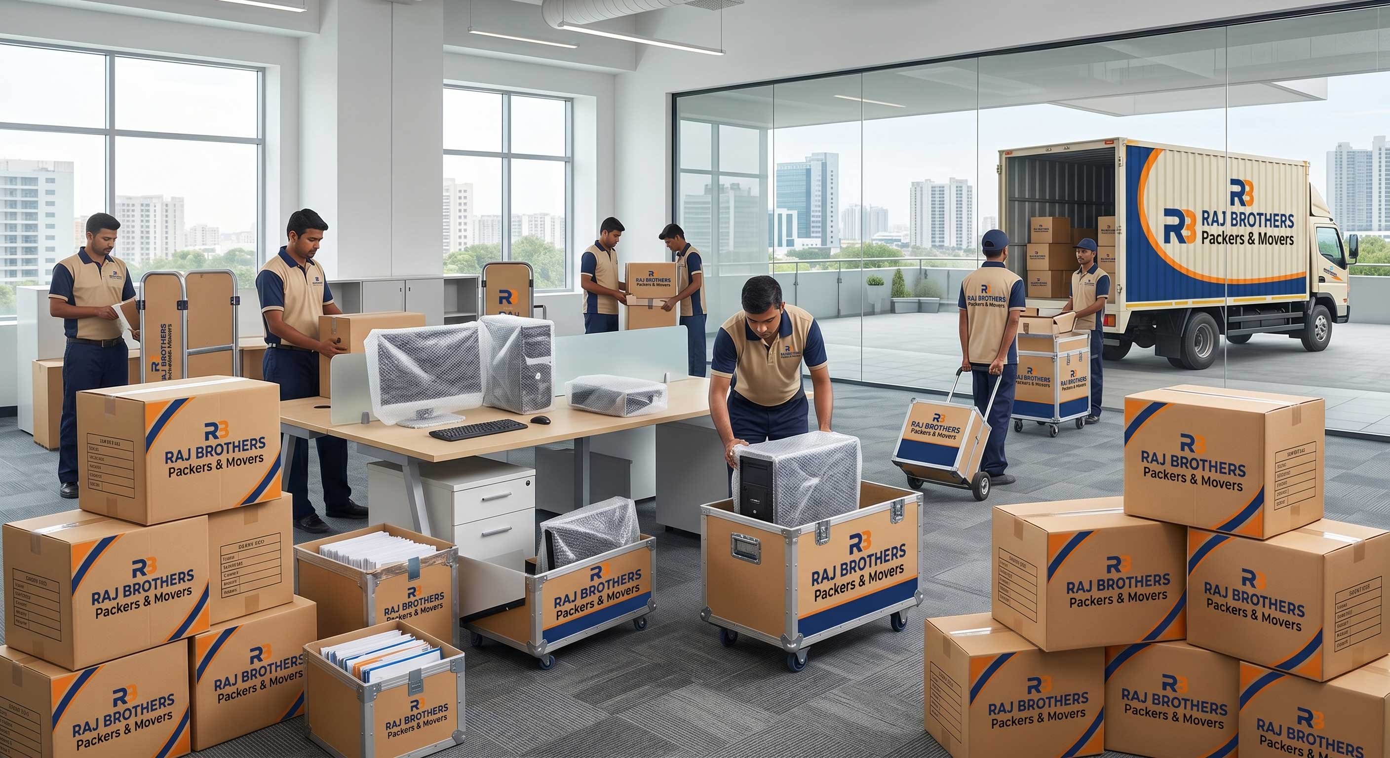 Residential Moving Services by Raj Brother Packers & Movers
