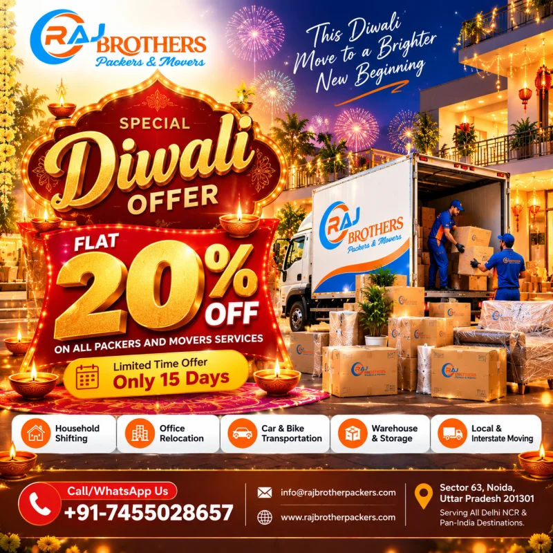 Diwali Dhamaka 2026 – Packers & Movers Special Offer